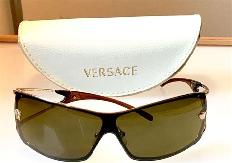 versace 2048 black|Versace Sunglasses MOD. 2048 1009/8G Arms 120 Made In Italy .